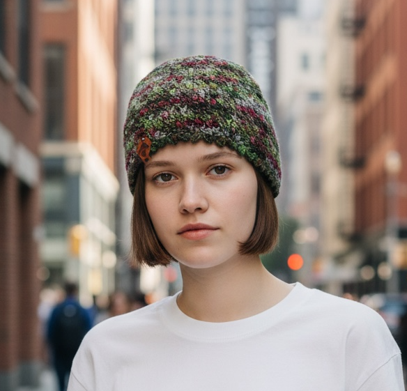 Berry Frost Alpine Beanie