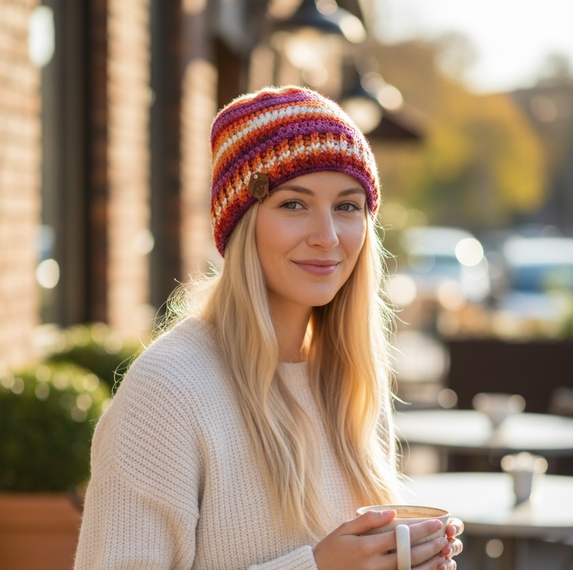 Shades of Sunset Beanie