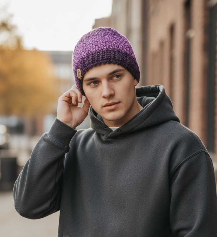 Grape Pop Alpine Beanie