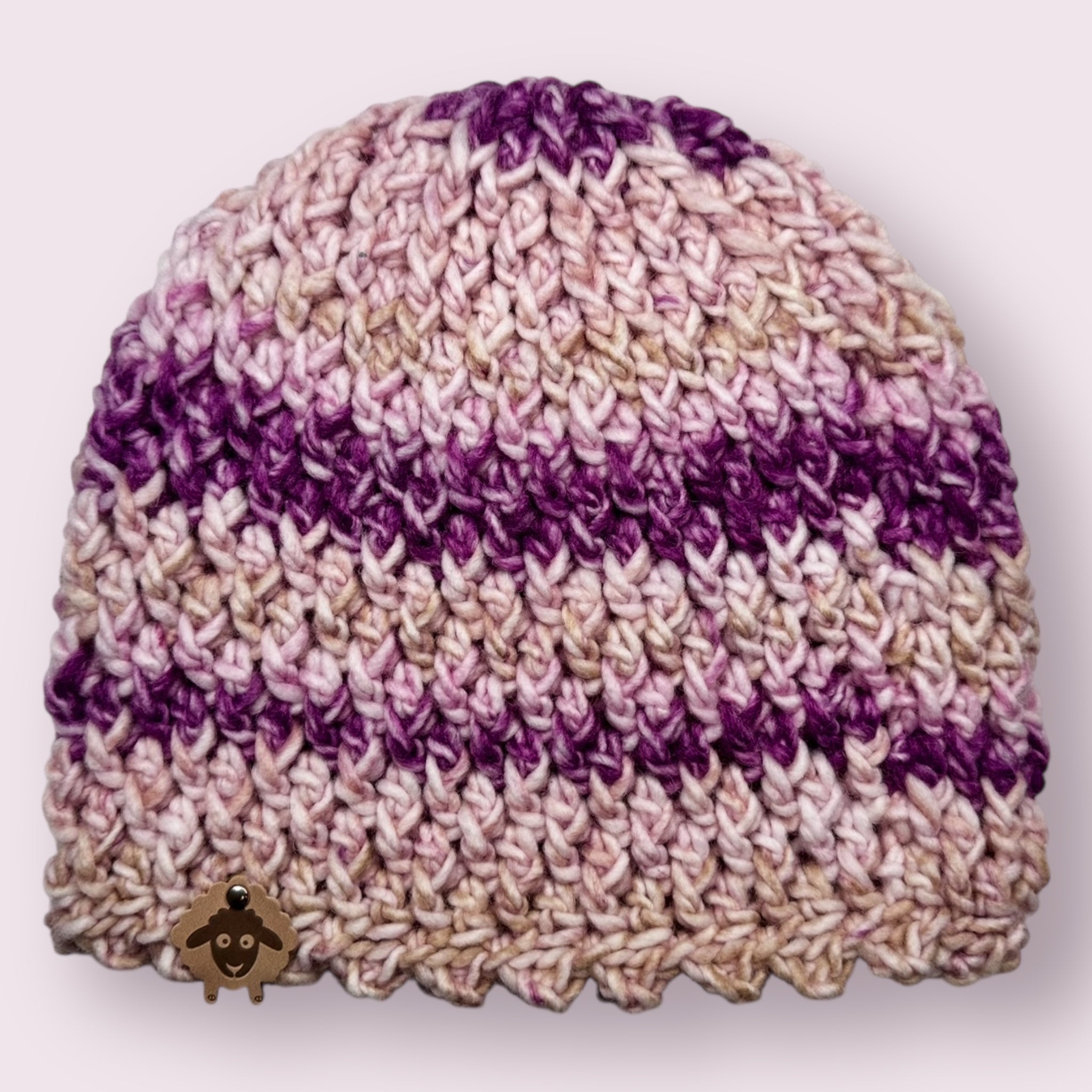 Lilac Rings Alpine Beanie