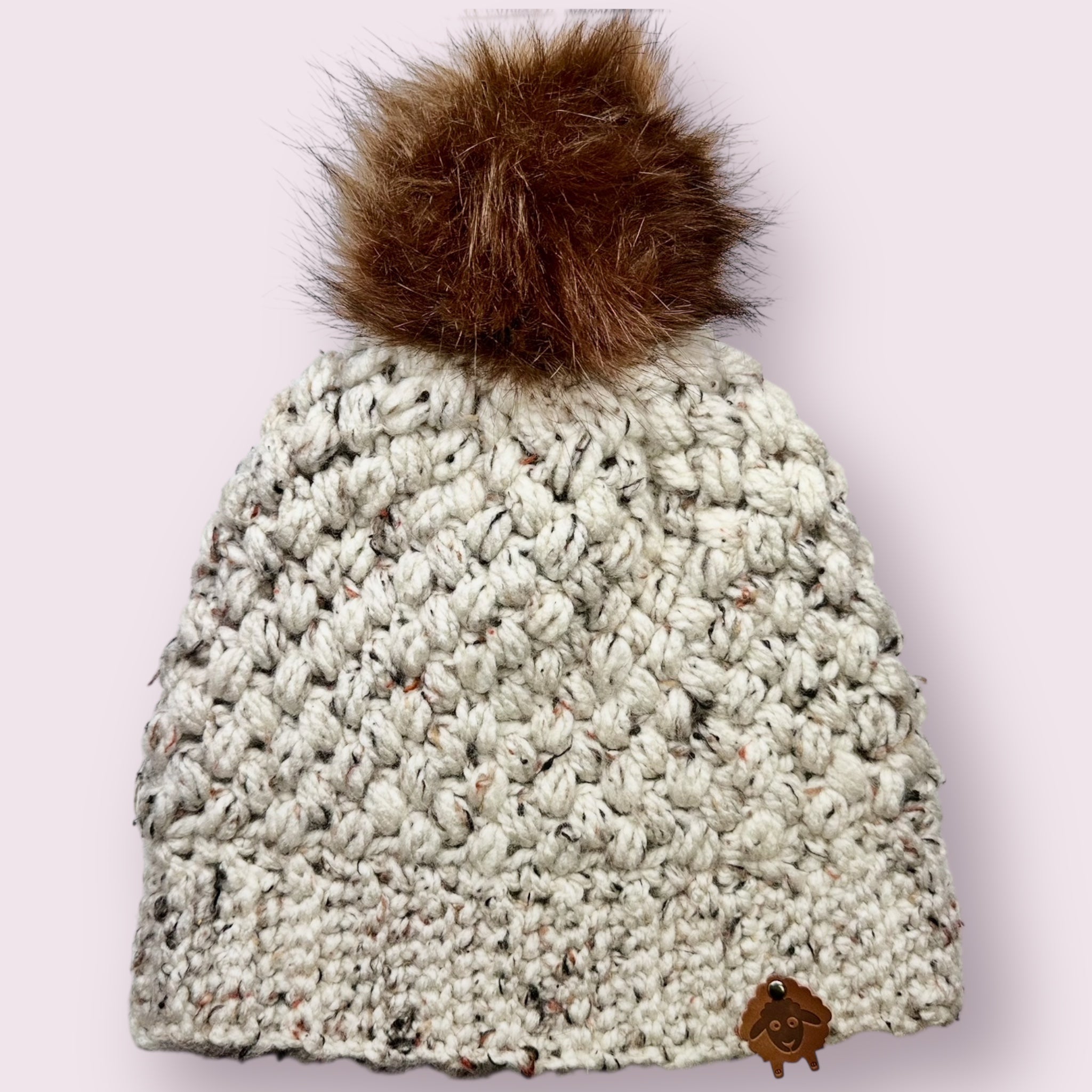 Fluffy Tweed Beanie